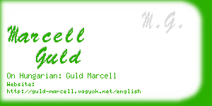 marcell guld business card